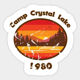 crystallake camp Sticker